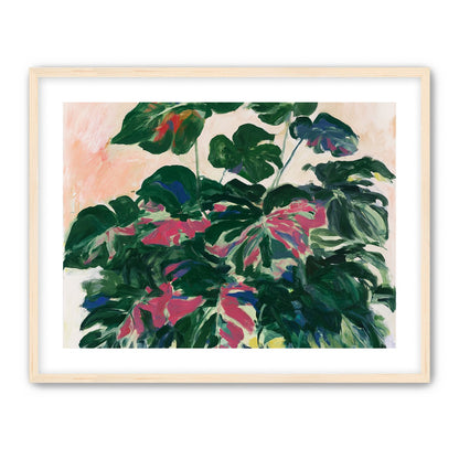 Leaves leaning into light