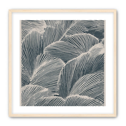 Palm fronds pressed together