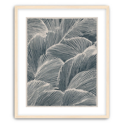 Palm fronds pressed together