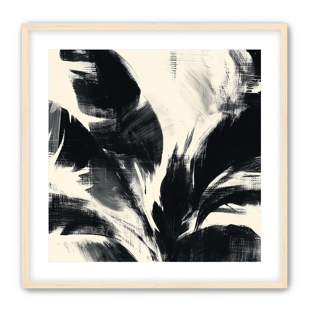 Black weight on off-white