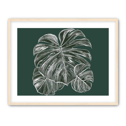 White veins on green field