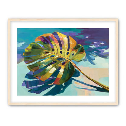 Palm Leaves in Layered Paint