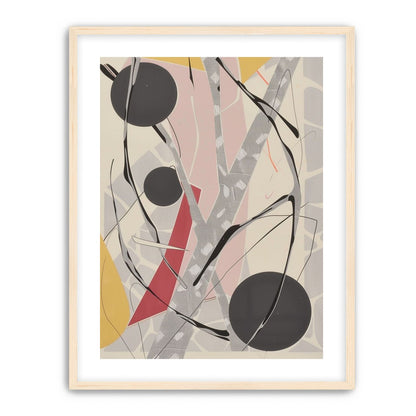 Layered circles with red wedge