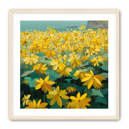 Flowers Along the Water