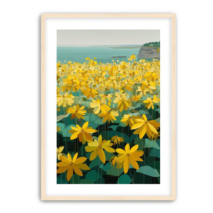 Flowers Along the Water