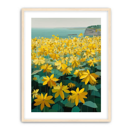 Flowers Along the Water