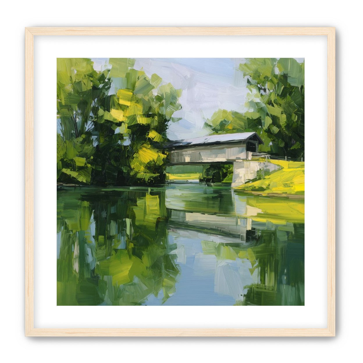 Covered Bridge in Summer
