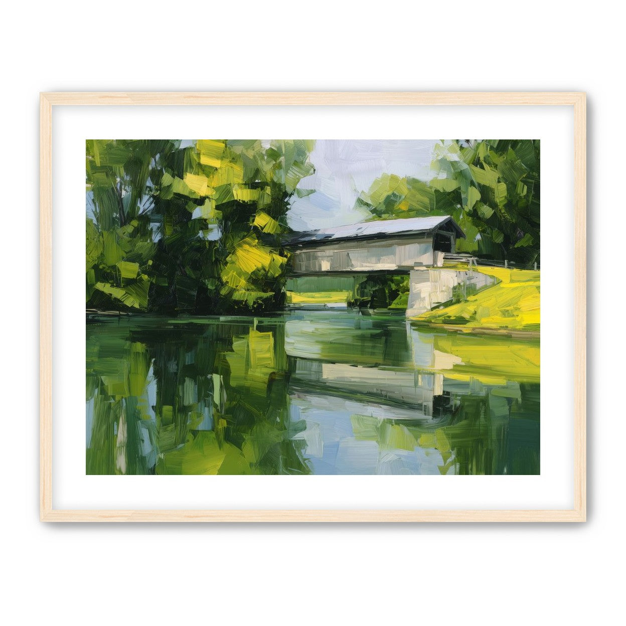 Covered Bridge in Summer