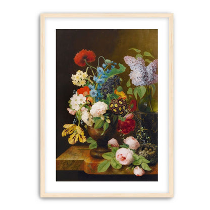 Fallen roses by the nest