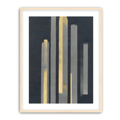 Yellow seeping through gray bars
