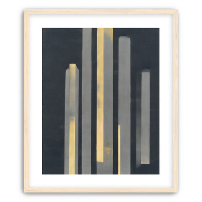 Yellow seeping through gray bars