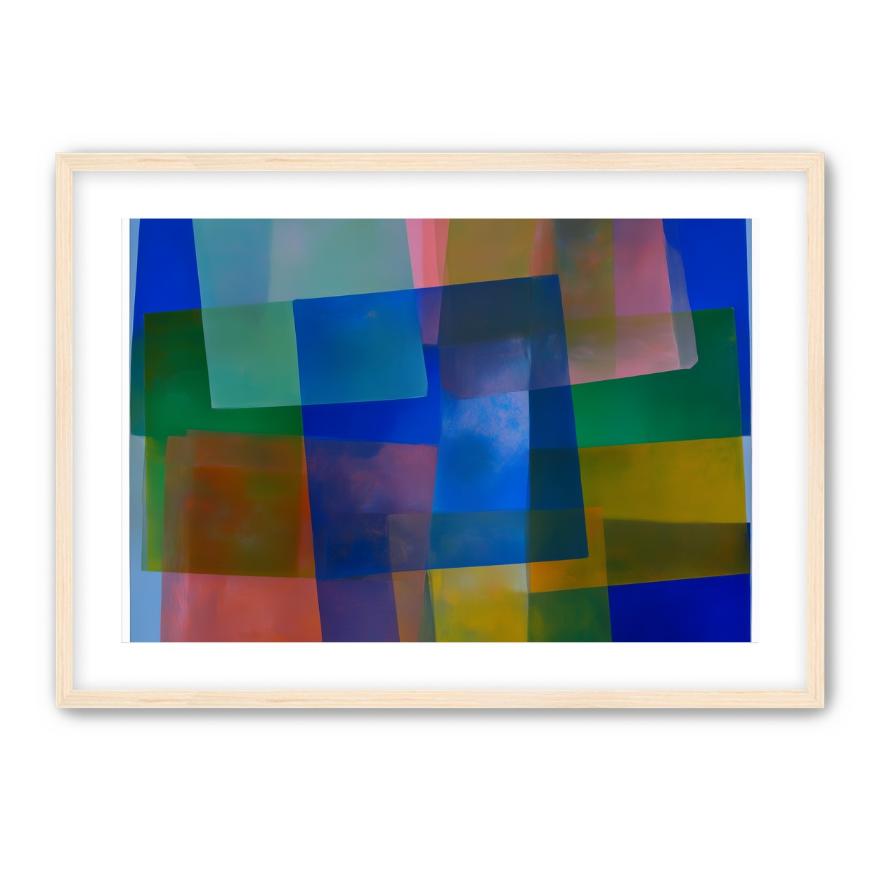 Blue pooling through pink veils
