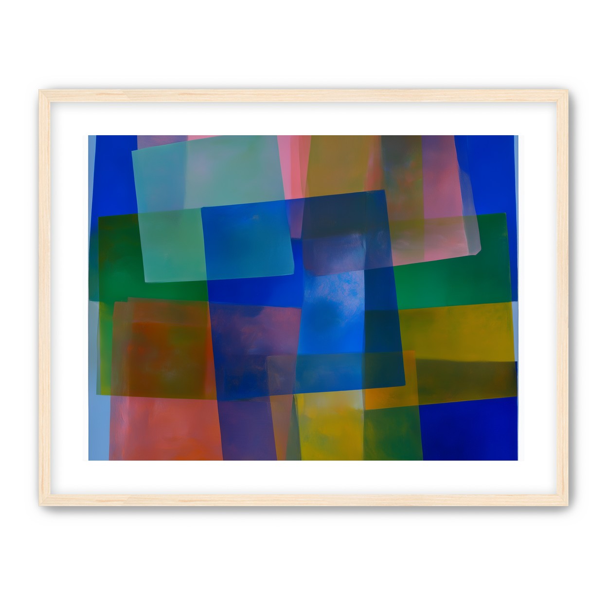 Blue pooling through pink veils