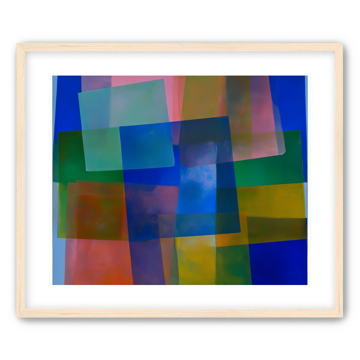 Blue pooling through pink veils