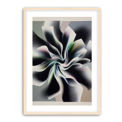 Spiral fold within pale blocks