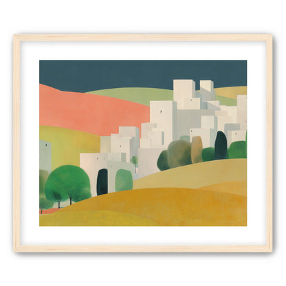 White towers in coral hills