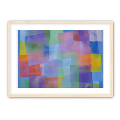 Blue field under shifting pastels