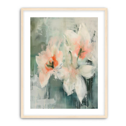Pale blooms in quiet paint