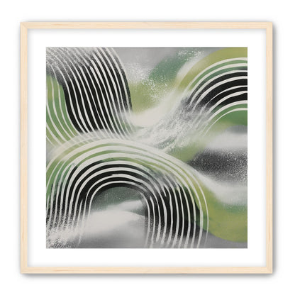 Stripes within the green haze