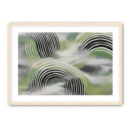 Stripes within the green haze