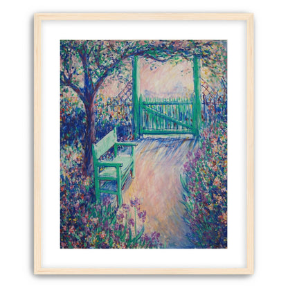 Green chair within the porch