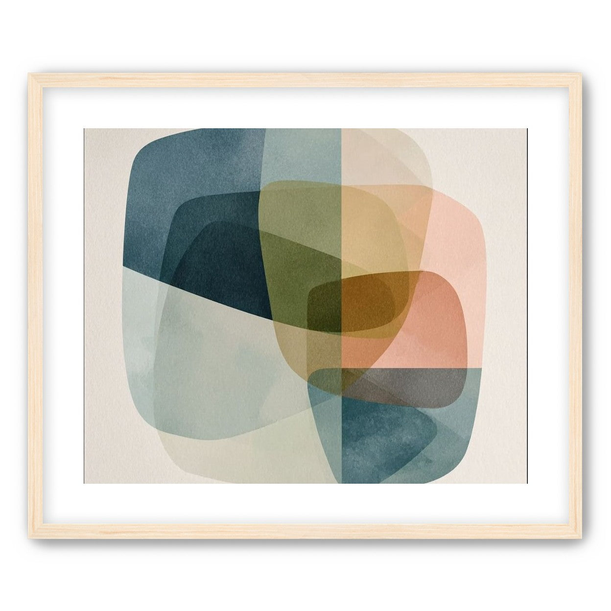 Muted layers within soft corners