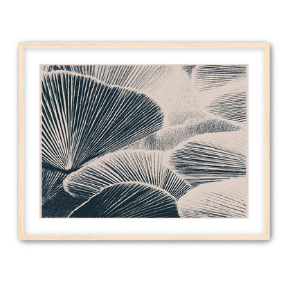 Ink shadows on palm fronds