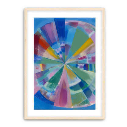 Scraped color at the center