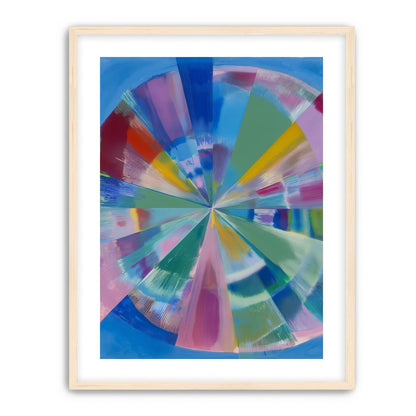 Scraped color at the center