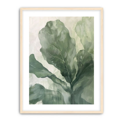 Sage leaves in pale light