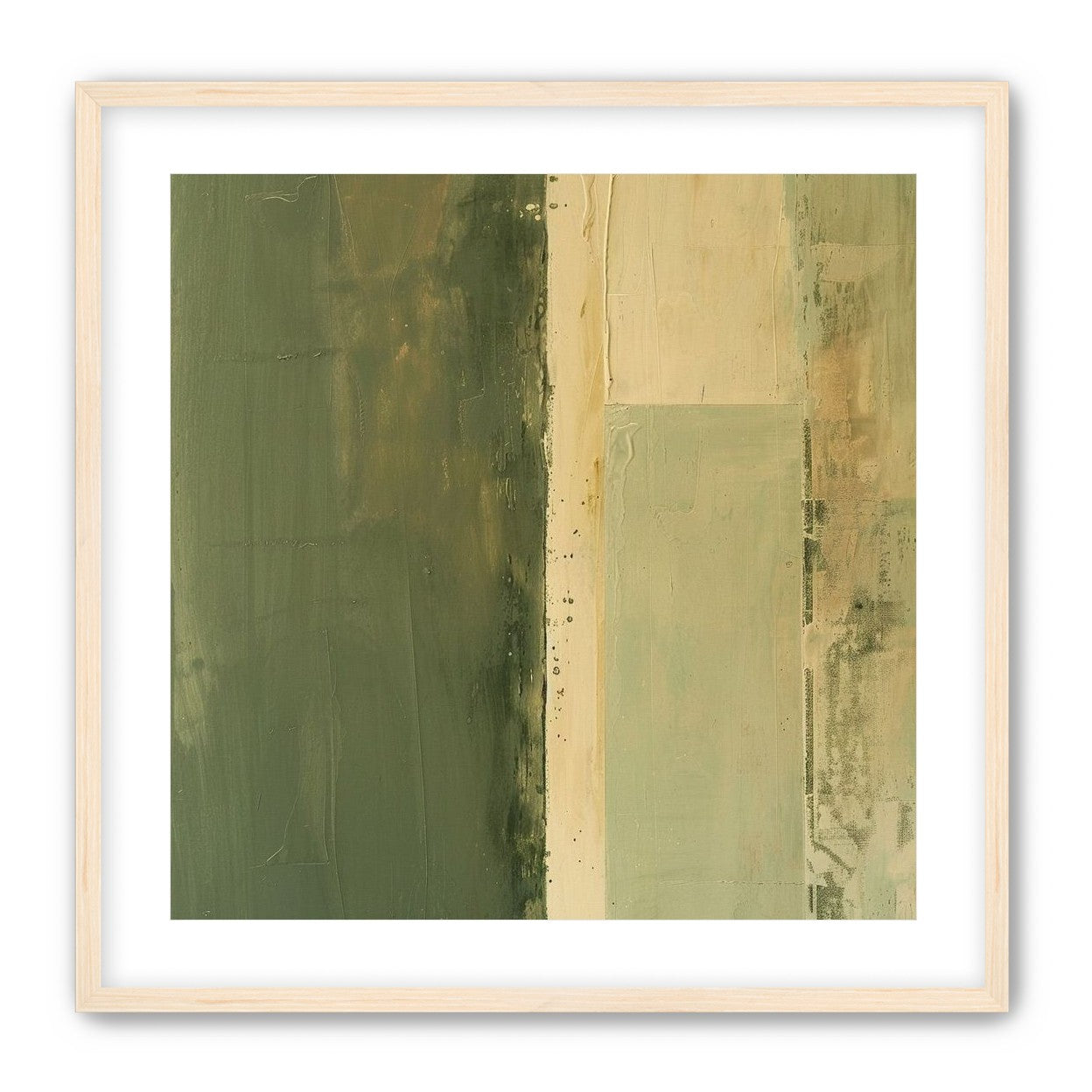 Pale seam in olive field