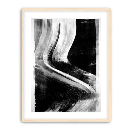 White sweep through black
