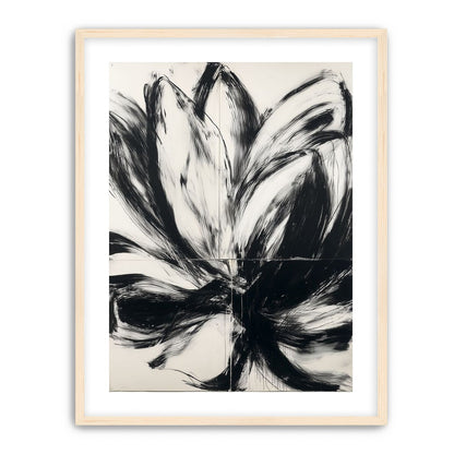 Black surges through white