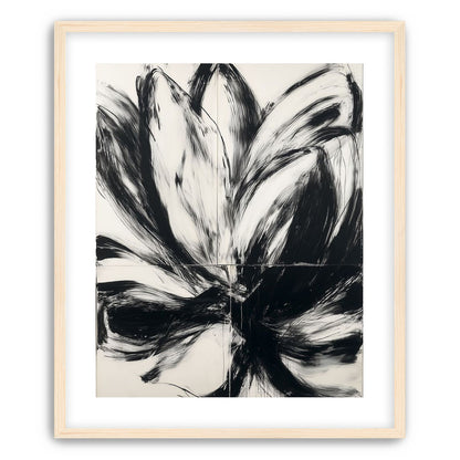 Black surges through white