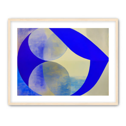 Cobalt loop on beige