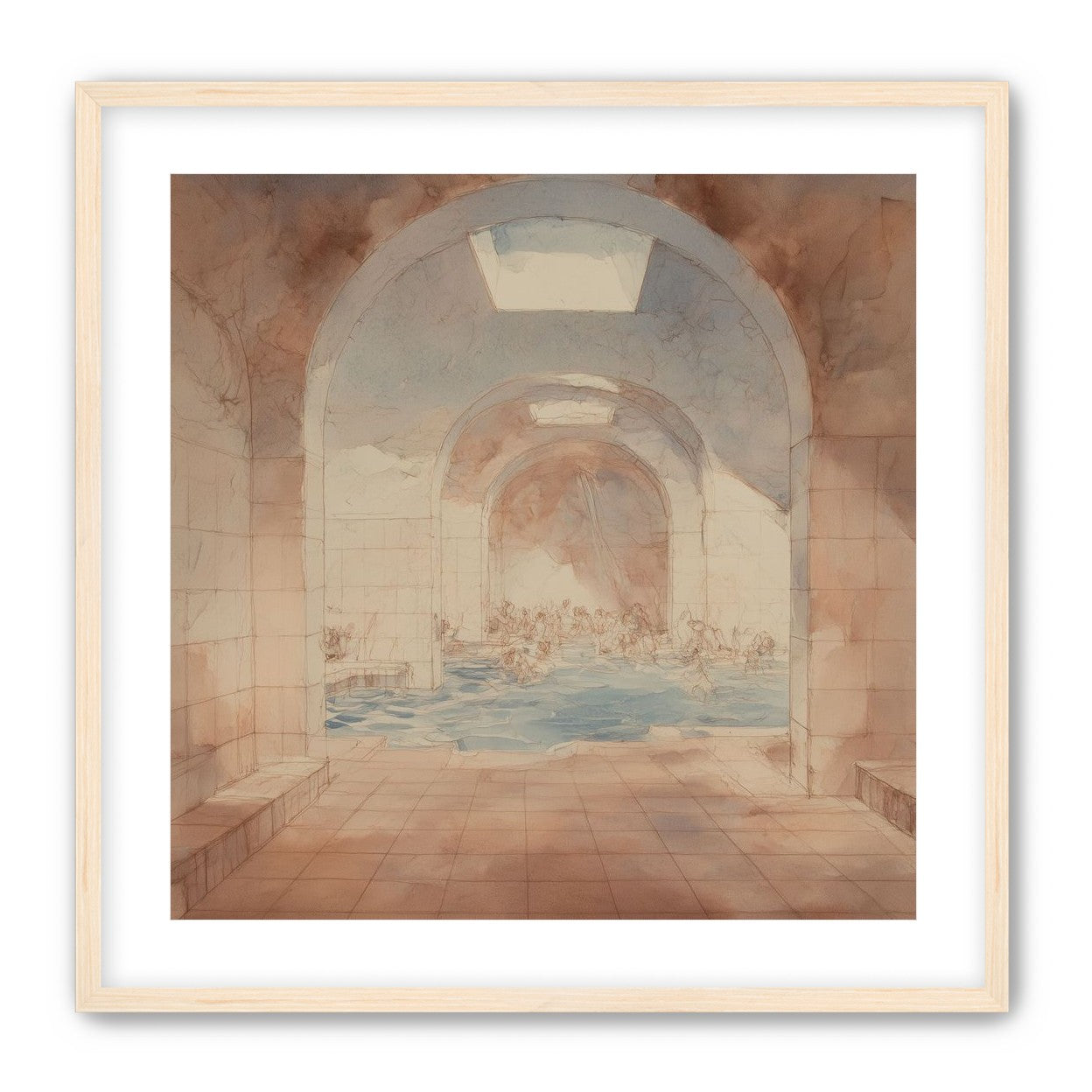 Steam under the arches