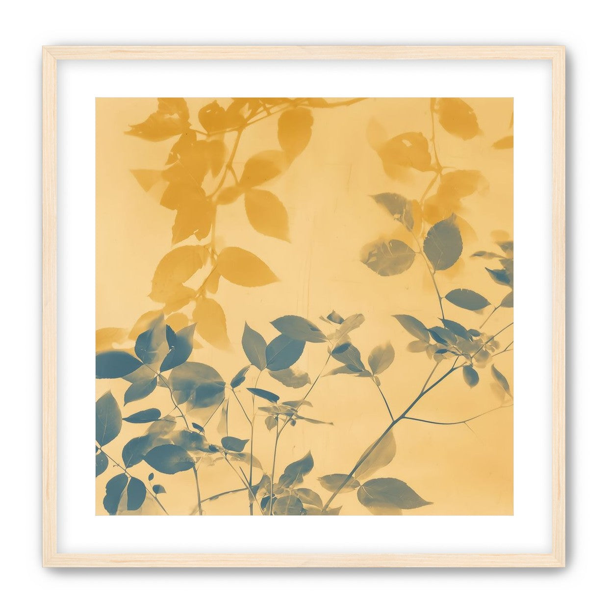 Translucent Film Over Leaves