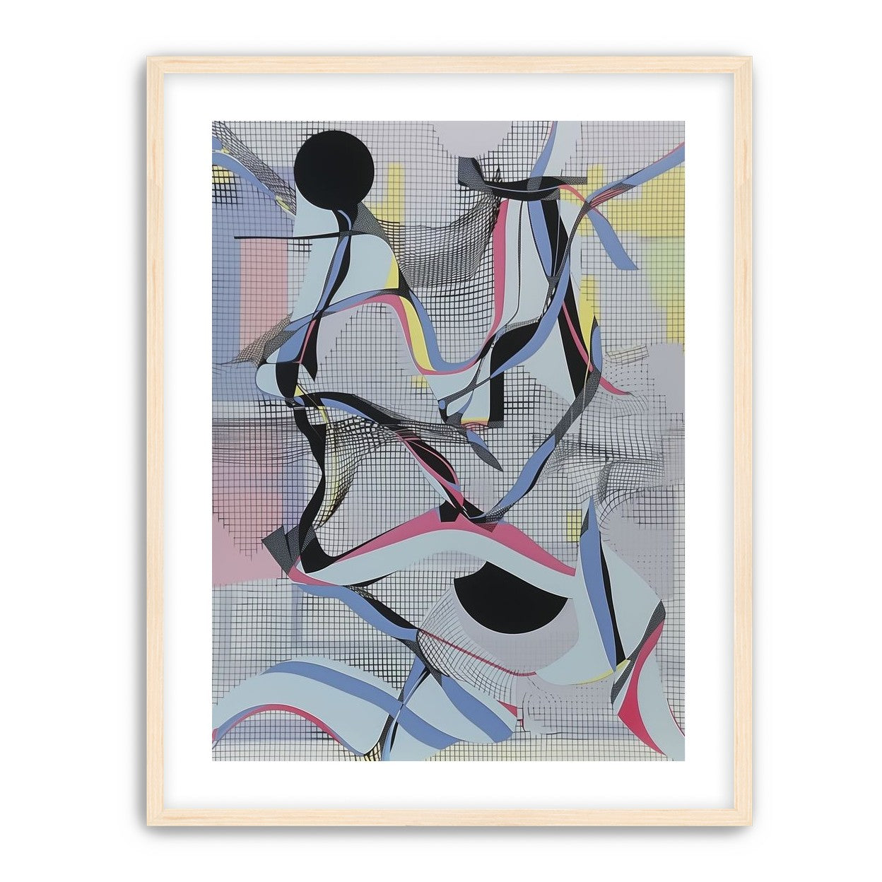 Ribbons snagged in the grid