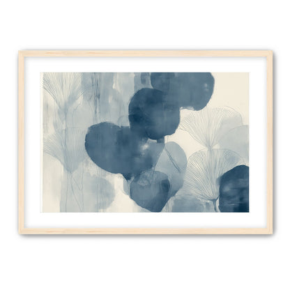 Dark leaves among pale fans
