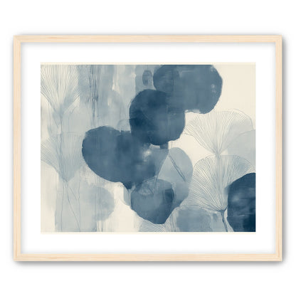 Dark leaves among pale fans
