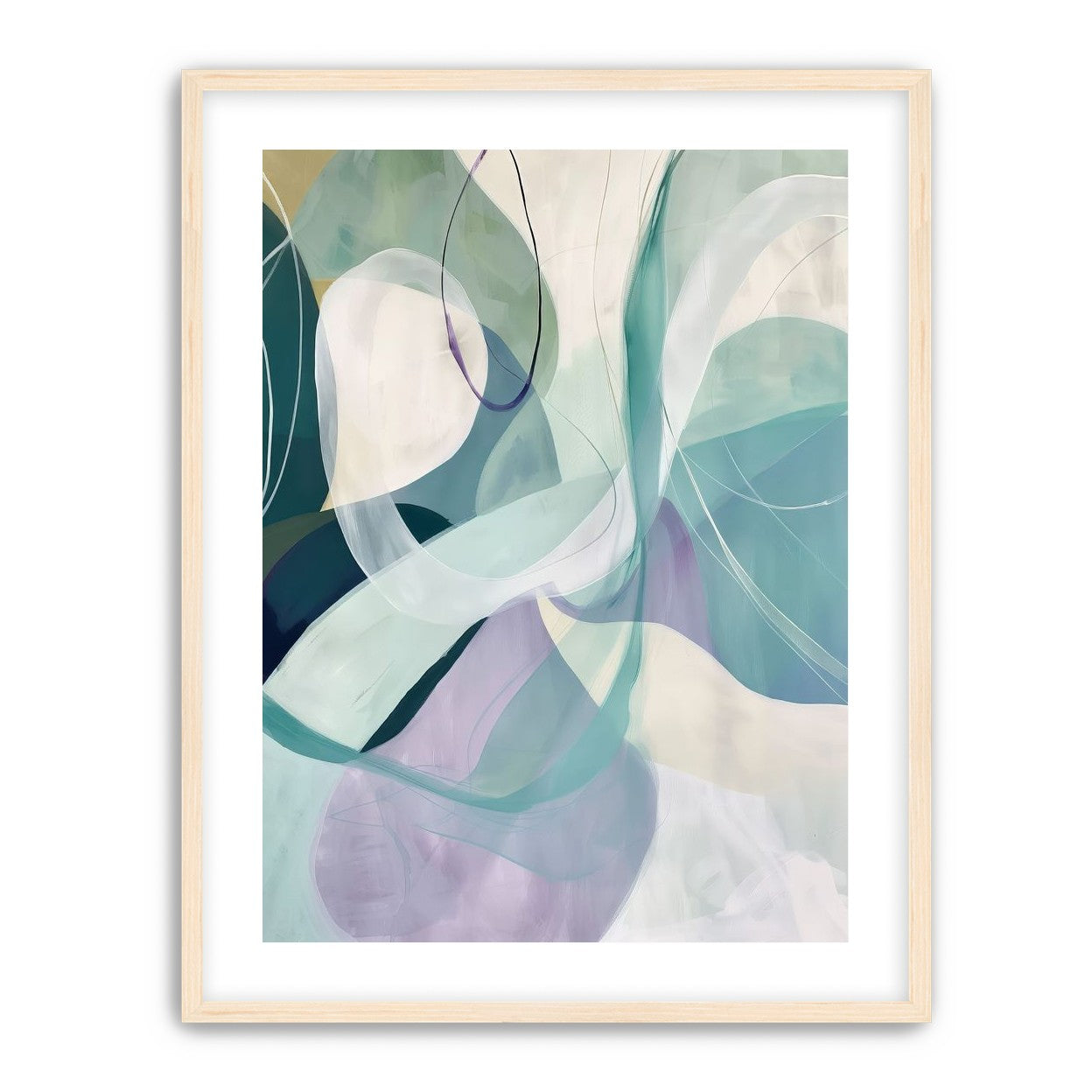 Teal and Lavender Arcs