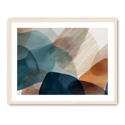 Translucent Ovals with Diagonal Grain