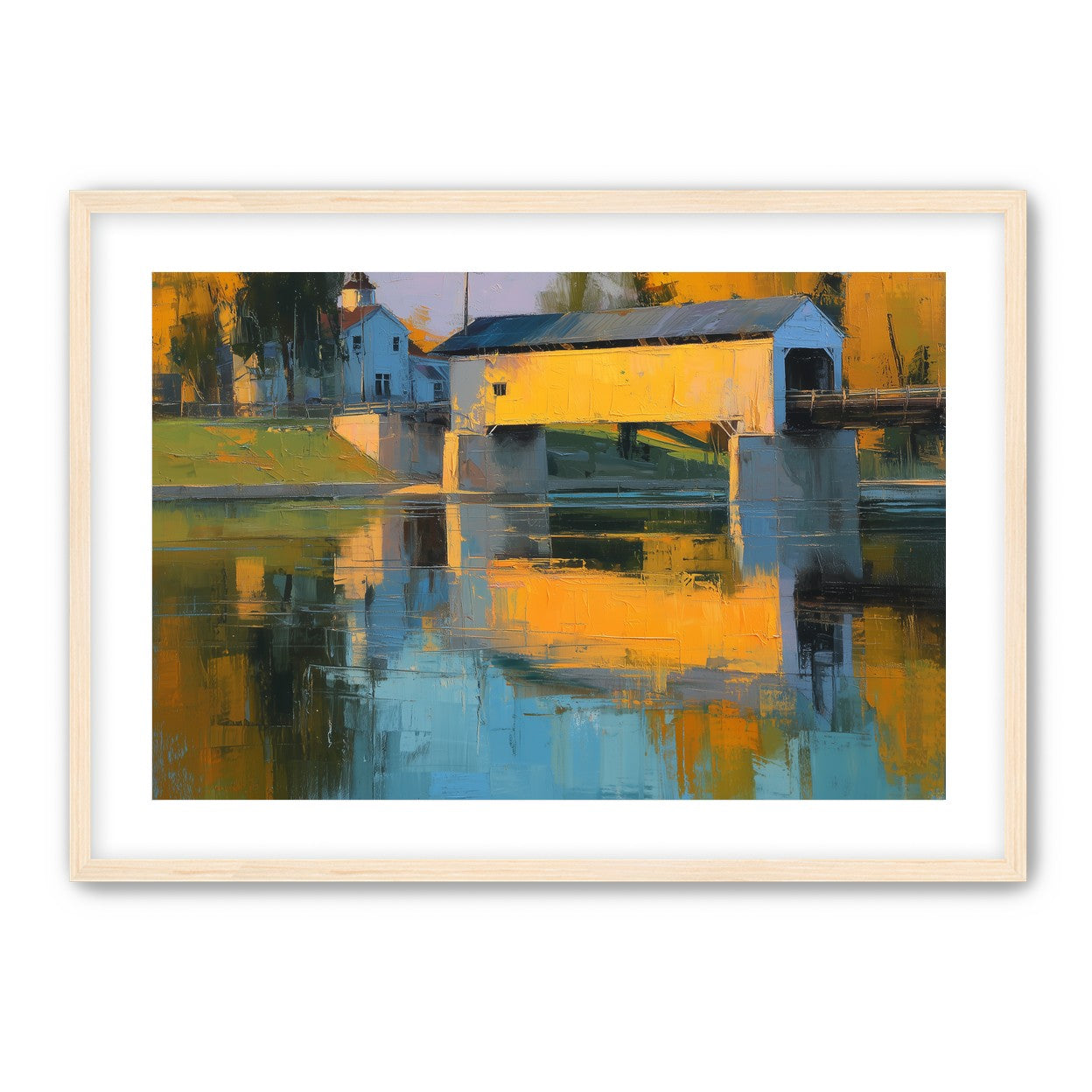 Golden Hour at the Covered Bridge
