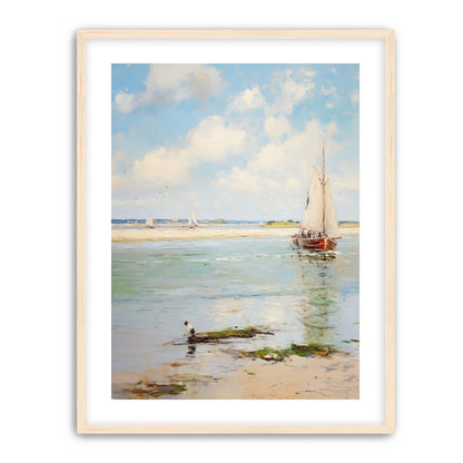 Sailboats at Peaceful Dawn