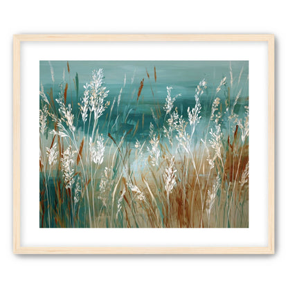 White Meadow Grasses Before Water |