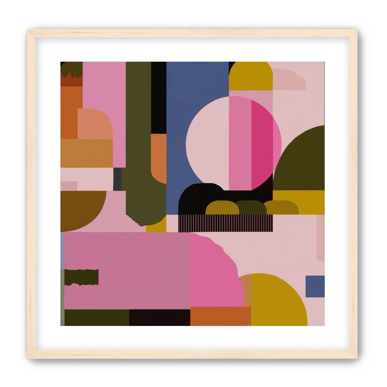 Shapes Jostling for Space 