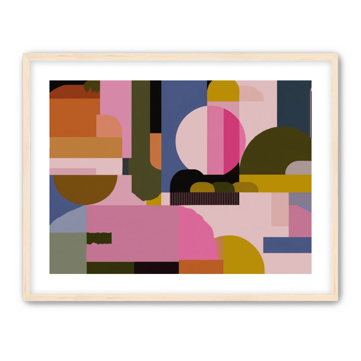 Shapes Jostling for Space 