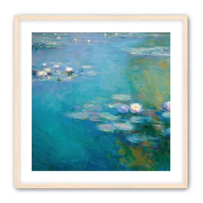 Still Water with Open Blossoms