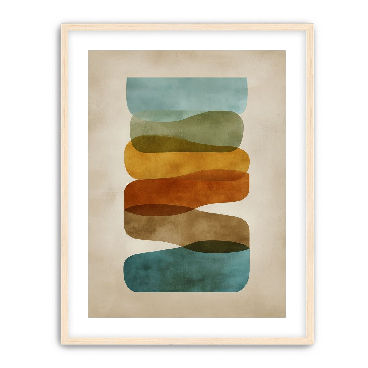 Ribbons of Muted Color