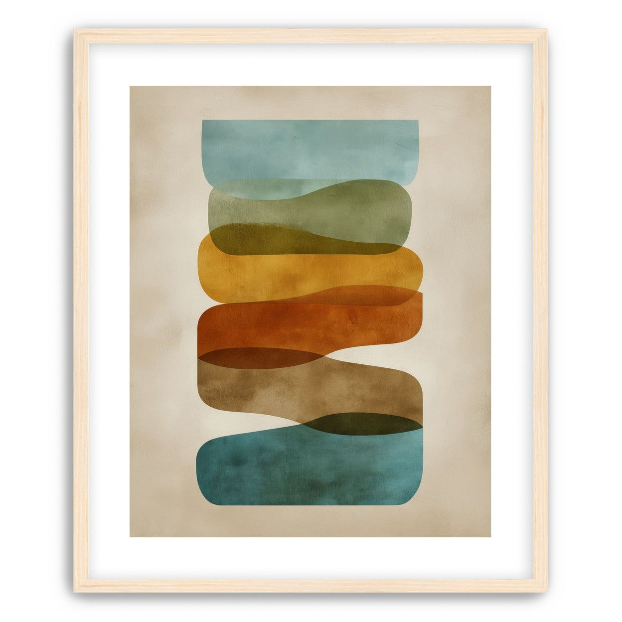 Ribbons of Muted Color
